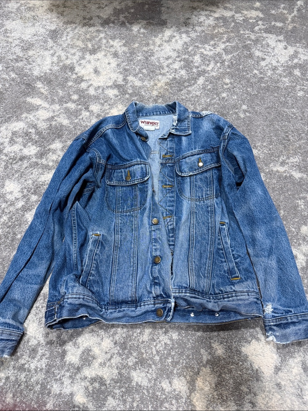 Wrangler Blue Washed Denim Jacket